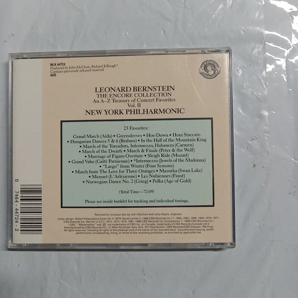 Bernstein Vol. 2-Encore Collection - Picture 2 of 3